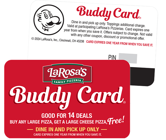 Front and back of Buddy Card