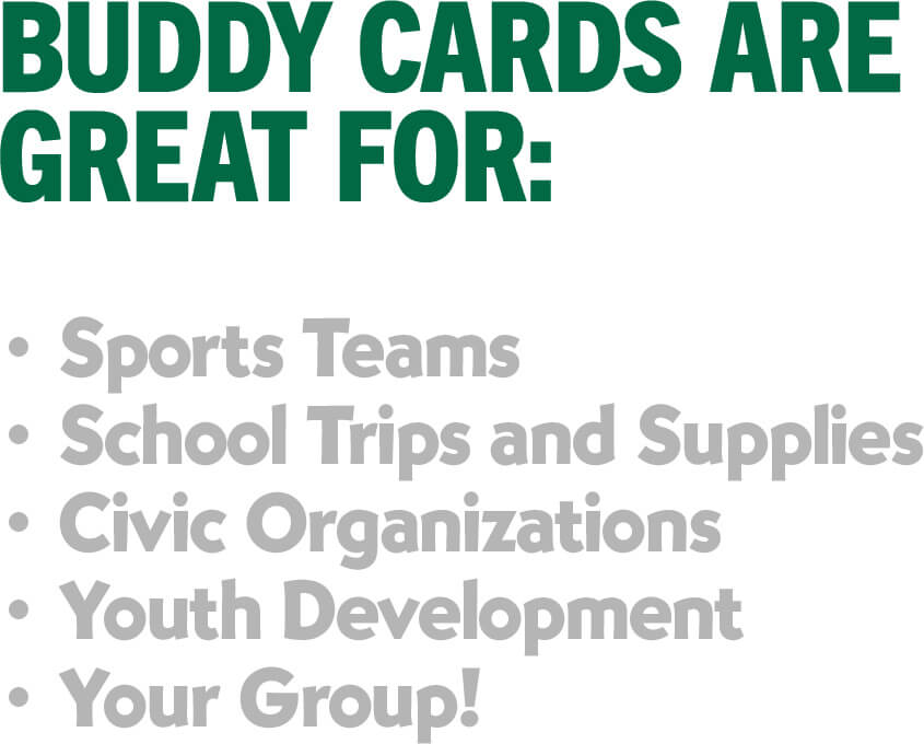 Sign Up To Sell Buddy Cards | LaRosa's Pizzeria